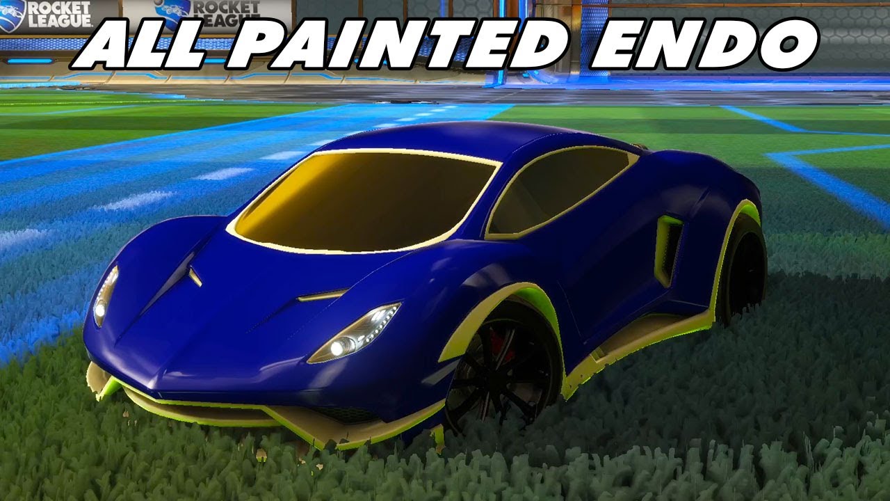All Painted Endo Car Rocket League Showcase YouTube