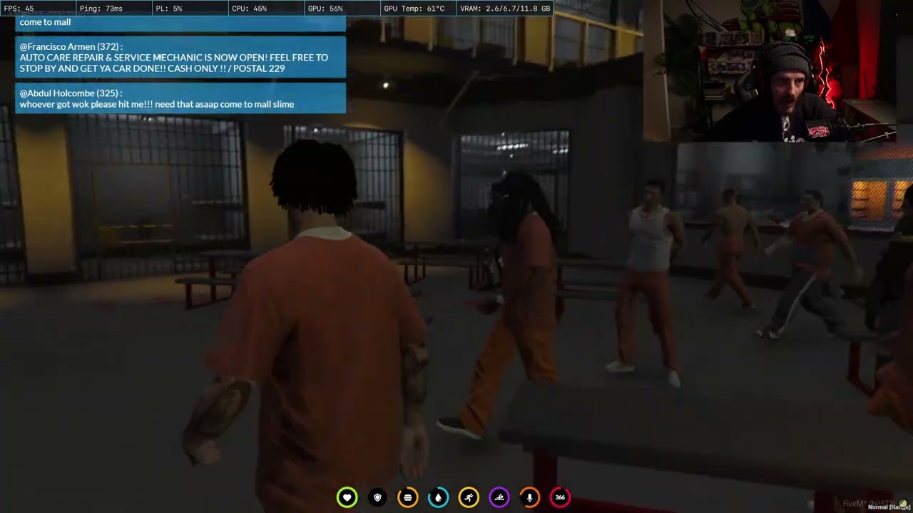 D10 Prison RP event Big Baller Ish #GTA5 #lumberjackhvsh #d10 #gta5rp #twitch