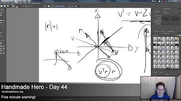 Handmade Hero Day 044 - Reflecting Vectors