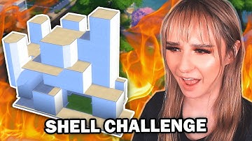 HARDEST SIMS 4 BUILD CHALLENGE?! - Narvillain Shell Challenge (part 1)