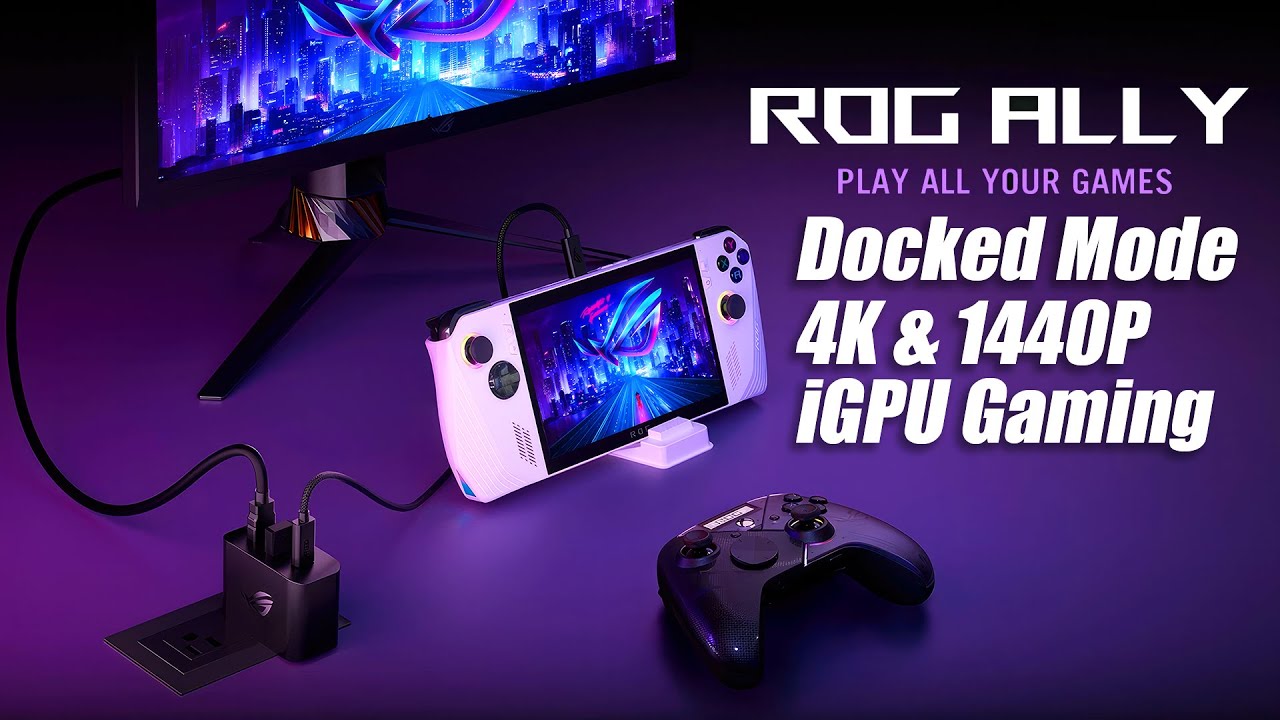 How to connect the ROG Ally to a TV or monitor for big screen gaming