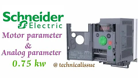 Schneider ATV310, All Running and fault parameters. #vfd #drive #schneider