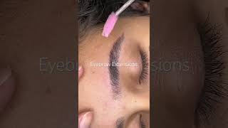 Eyebrow Extensions Using Eyebrow Extensions 🤎