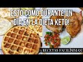 QUE COMO DURANTE UN DIA PARA PERDER PESO | DIETA KETO | DIETA CETOGENICA