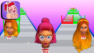 Hair Evolution ​- All Levels Gameplay Android,ios (Levels 123-125)