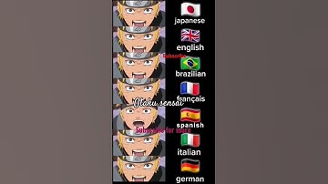 Naruto saying Sasuke in different languages🥶 #naruto #sasuke #anime #ytshorts #shorts#naruto#anime