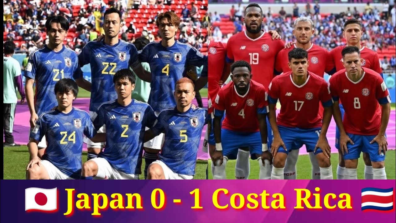 Japan Vs Costa Rica 01 / FIFA World Cup 2022, Group E, Match stats