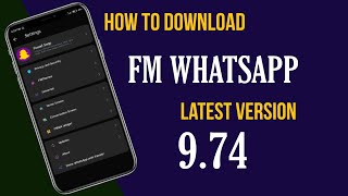 Fm whatsapp 9.74 latest version update | fm whatsapp | TECHME111 | screenshot 3
