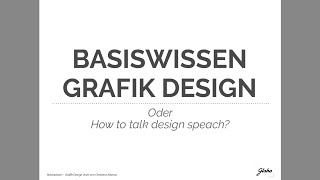 Webinar: Basiswissen Grafik Design