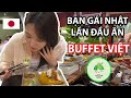 Bạn gái Nhật lần đầu ăn Buffet Việt | Buffet Việt tại Nhật | Michan | みちゃん