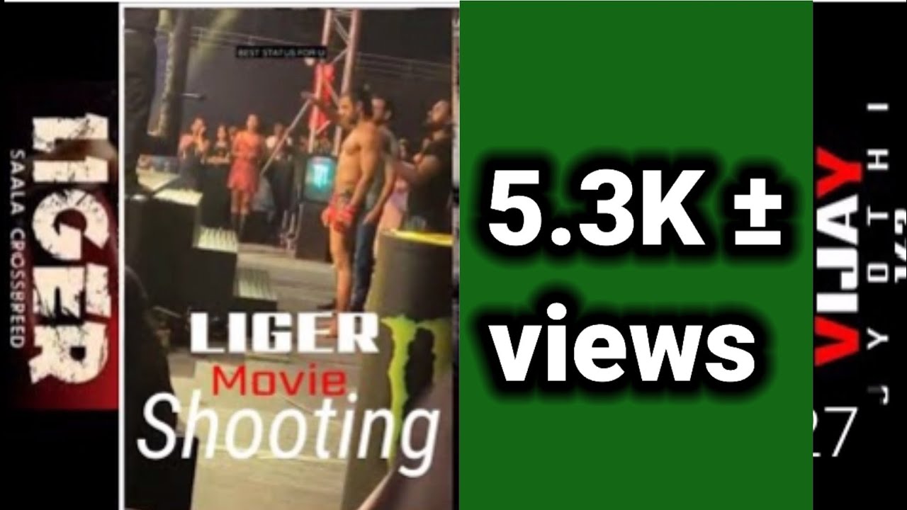 😃🤨VIJAY Devarakonda liger Movie Shooting ♥️👌