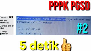 Pembahasan Soal Try Out 2 Guru Belajar Pppk Pgsd Part 2