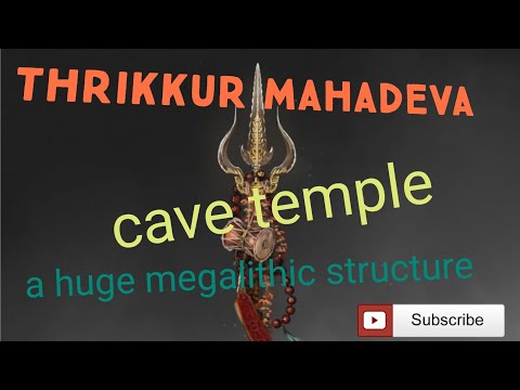 THRIKKUR  mahadeva temple, a huge megalithic equipment