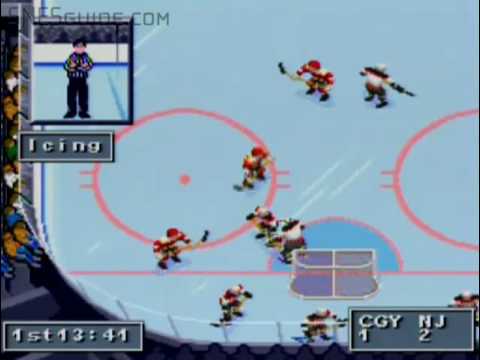 NHL '95 - SNES Gameplay