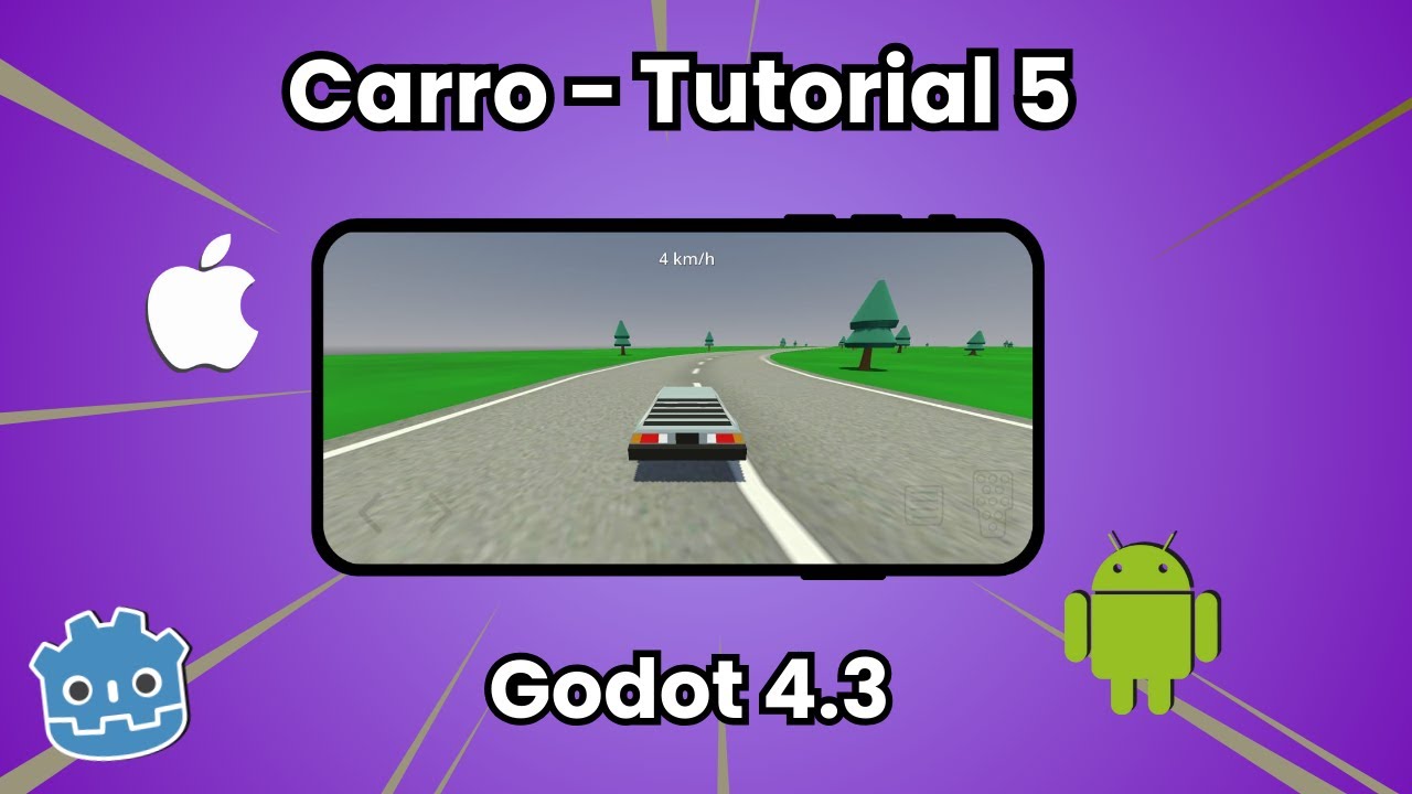 Carro 3D - Godot - Tutorial 5 - controle mobile - YouTube