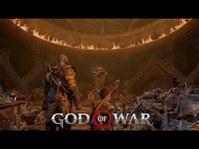 Ainda no Templo de Tyr, God of War PS4 #34 Gameplay Dublado em