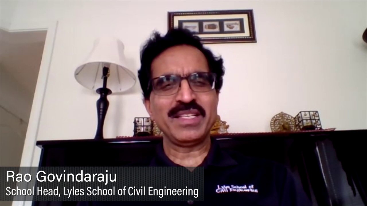 A message from the Head of the Lyles School of Civil Engineering