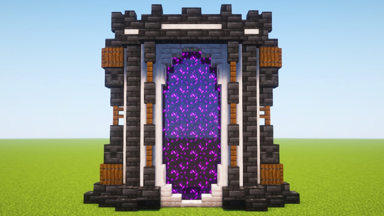 I Built The PERFECT Nether Portal in Minecraft - YouTube