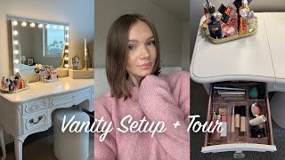 Setup My Makeup Vanity With Me + Tour *satisfying organizing* by Stella Vataman 869 views 3 months ago 12 minutes, 9 seconds