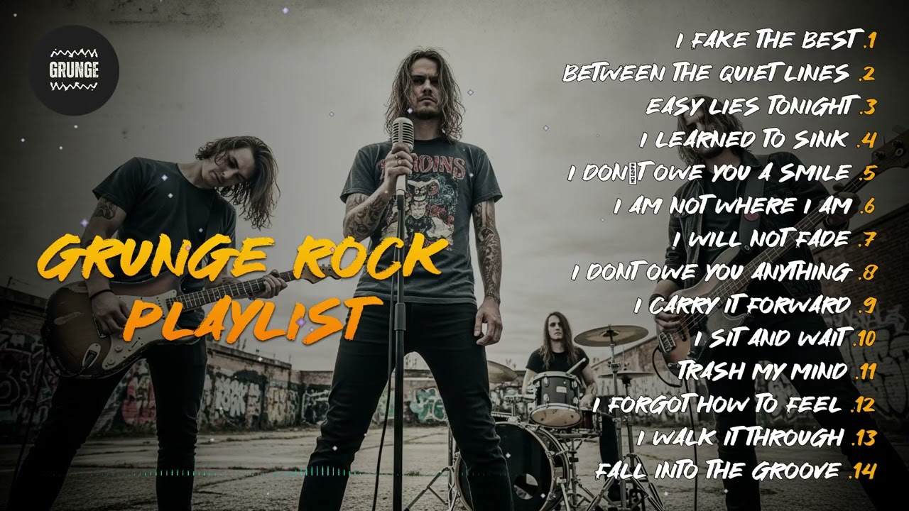 Grunge Playlist – Emotional Rock with Grunge Attitude