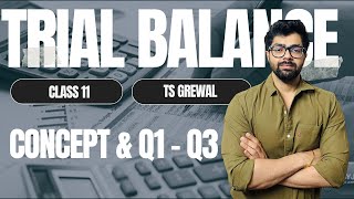 Trial Balance | Concept &  Q1, Q2, Q3 | TS Grewal Solutions | Class 11 | Chapter 14 screenshot 2