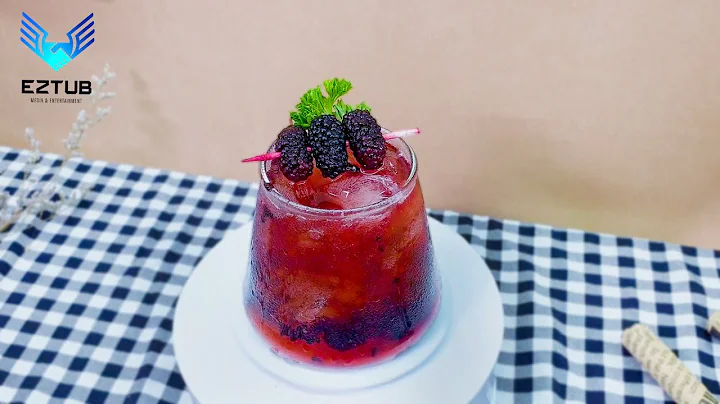 Simple Making Soda Mulberry / Drink Soda Mulberry ...