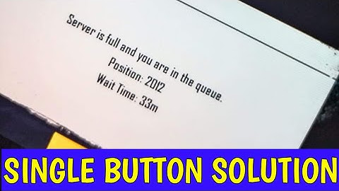 How to resolve login queue issue # pubg mobile