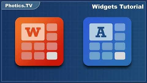 The Widgets Tutorial — Using The Widgets App From Photics On macOS & Apparatuses On iPhone / iPad