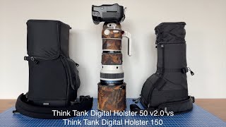 Think Tank Digital Holster 150 vs Think Tank Digital Holster 50 v2