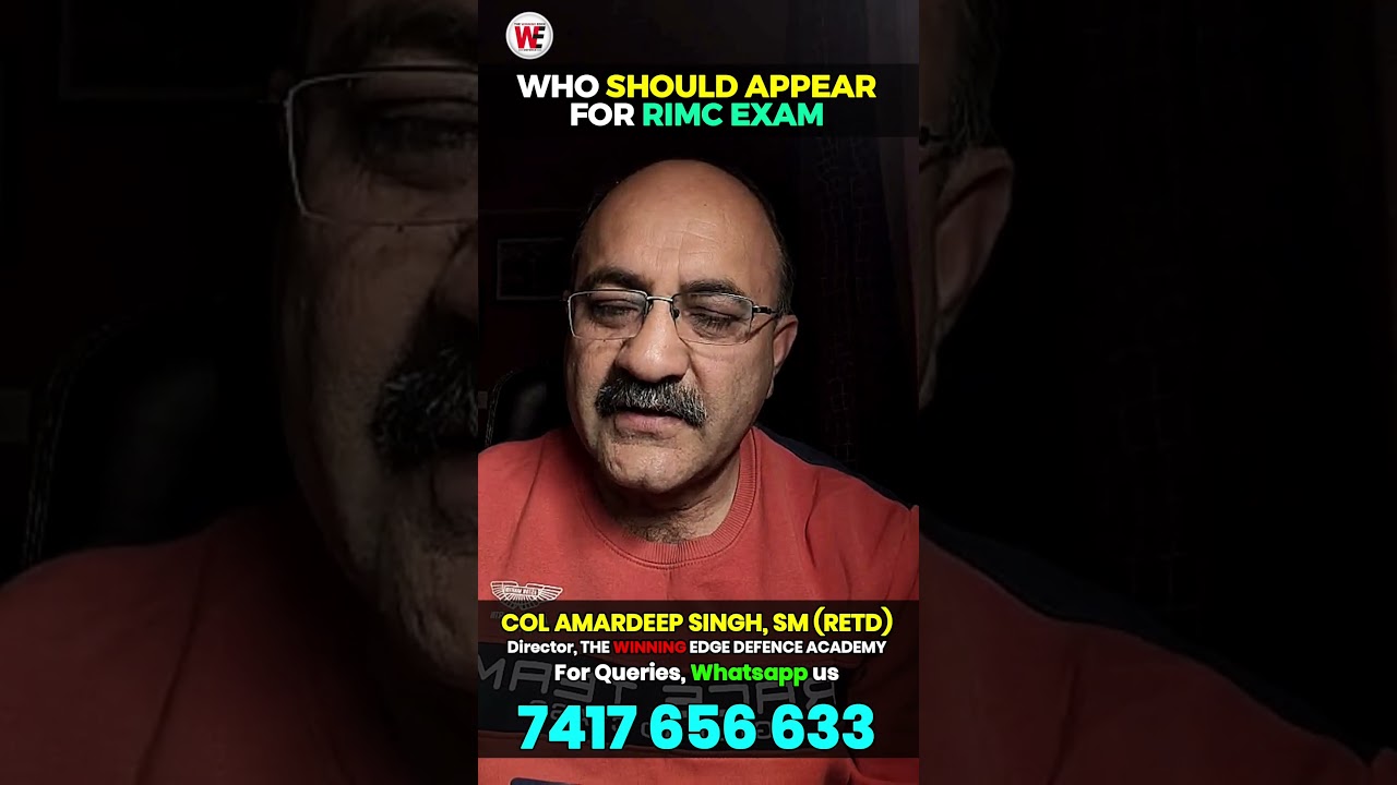 Who should appear for RIMC Exam | Rashtriya Indian Military College Dehradun Admission 2026