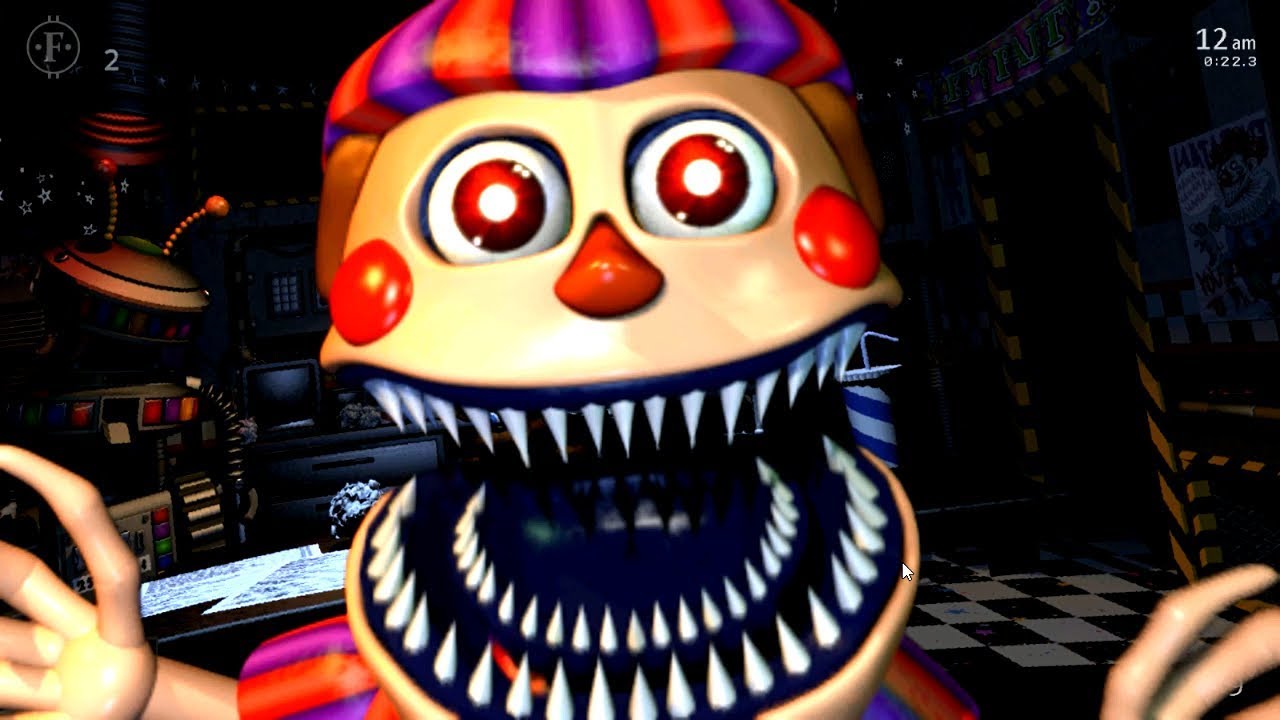 NIGHTMARE JUMPSCARE!!!! Ultimate Custom Night 