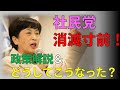 【ゆっくり解説】風前の灯火!政党消滅の危機に瀕した社民党