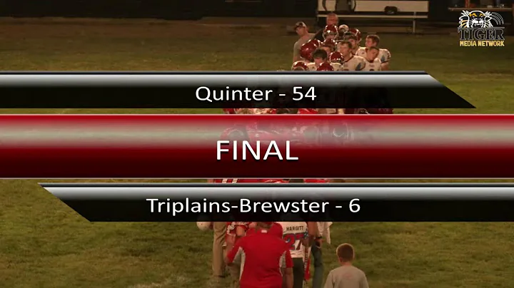 Quinter High School football vs. Triplains-Brewst....
