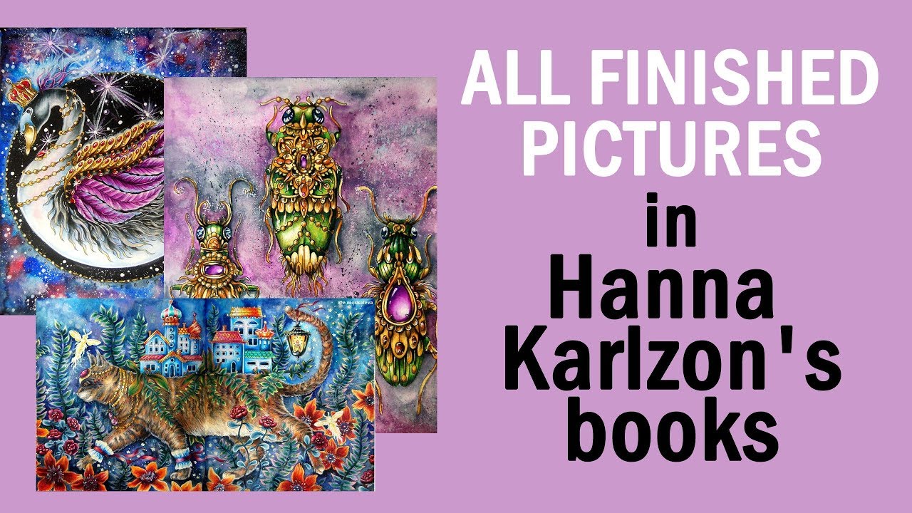 My Completed Coloring Book, Hanna Karlzon, Magical Dawn