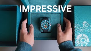 A Well Made Chinese Watch - Unboxing & Review: Peacock Ocean Wing Tourbillon