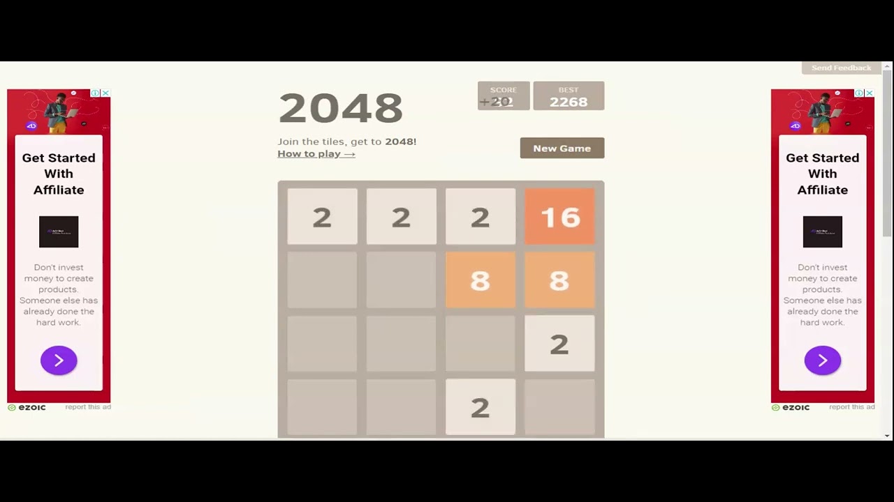 "2048" Math Game | Best Cool Maths Game for Free | 2048 game - YouTube