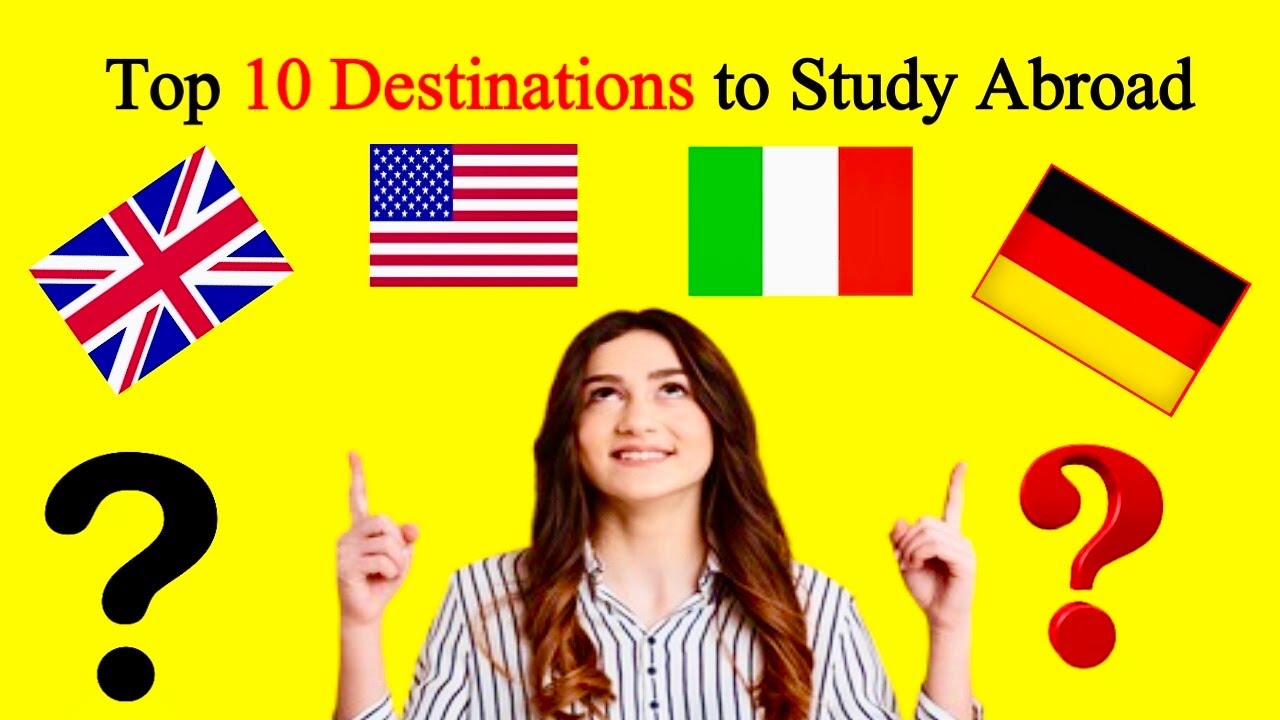 Top 10 Countries to Study Abroad Best Study Abroad Destinations Study Abroad YouTube