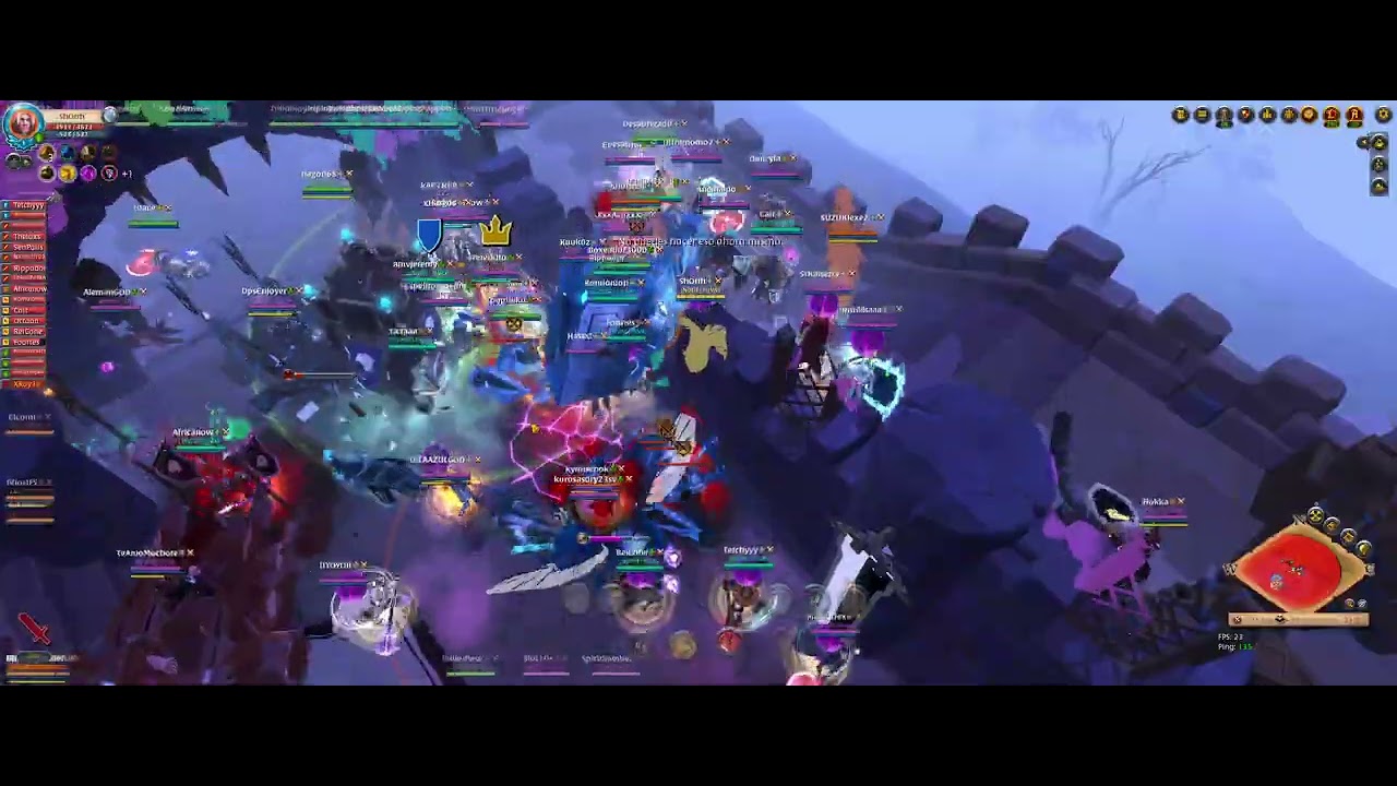 Albion Online - ZvZ Healer Pivas vs Interdits content