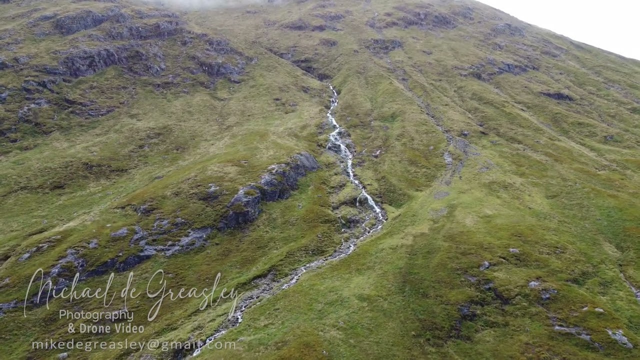 Drone Flight over Kingshouse - Glencoe