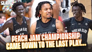 Trey Green, John Bol, Omaha Biliew & MORE Lead Mokan Elite To a Peach Jam Title 🍑🚨 CRAZY GAME 😳