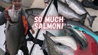 Caught & Ate My First Raw Salmon & Got Sick! #shorts #viral #foryou #like #reels #ytshorts #yt #love