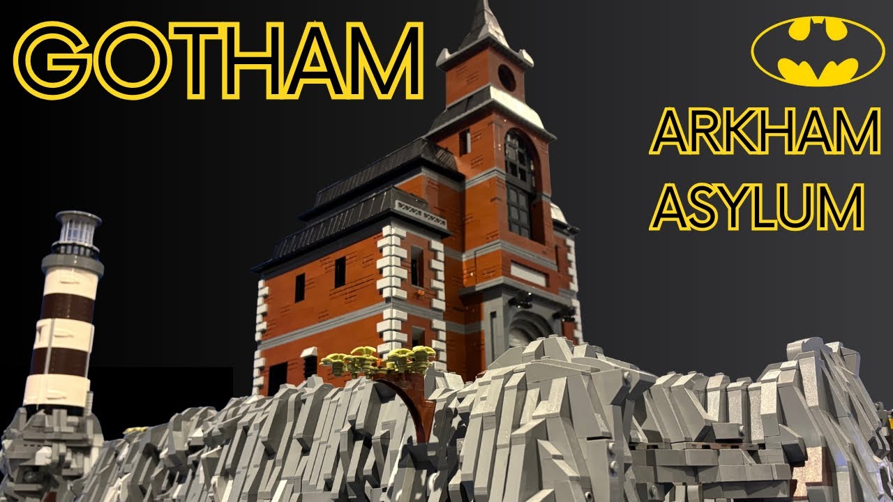 Building Gotham City in LEGO - Arkham Asylum - Top Floor