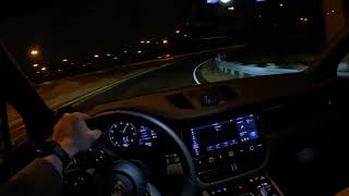 2023 Porsche Macan S - 4K POV Night Drive - 3D Binaural ASMR