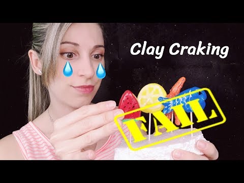 FAIL‼️ ASMR |Clay Cracking | Summer Time | no crack crack | SusurrosdelSurr  | Español