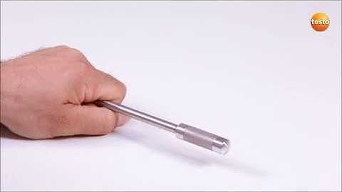 testo 340 - Modüler gaz örnekleme probunun temizlenmesi ve değiştirilmesi