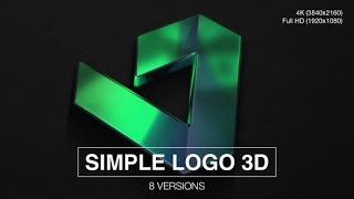 #47 Simple Logo 3D Reveal animation