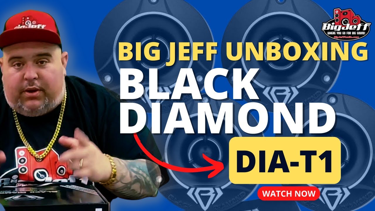 Black Diamond DIA-T1 3,78" Super Kugel Hochtöner 240 W 4 Ohm Eingebaute