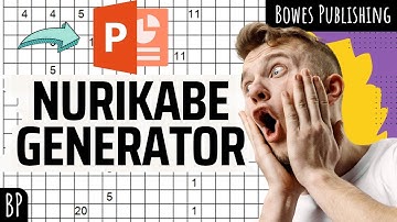 How To Create Nurikabe Puzzles For KDP in PowerPoint