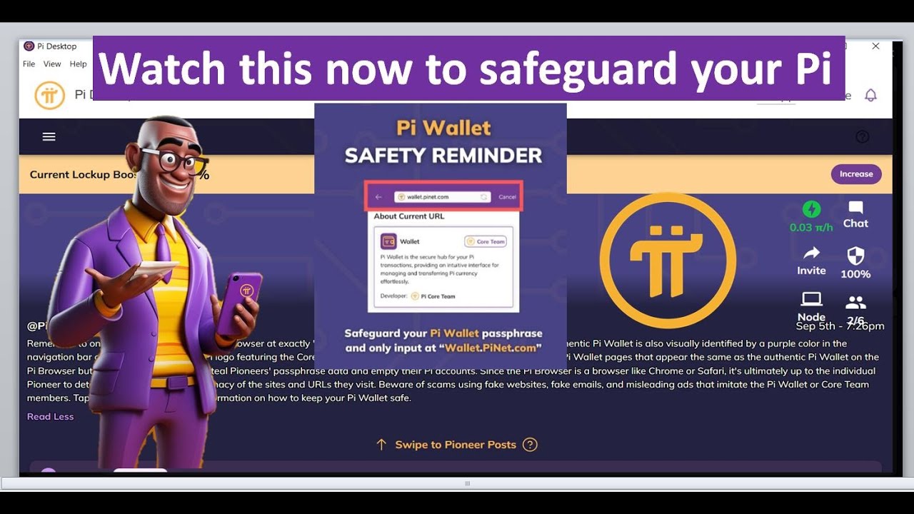 Pi Network Pi: Wallet Safety Reminder | Pi Network Updates | Account  Scammers Alert