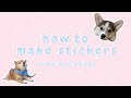 how to make stickers from any image *PERSONAL USE ONLY* | cricut tutorial